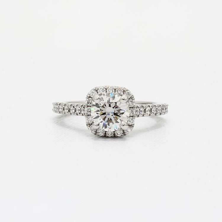 Classic Halo Diamond Ring