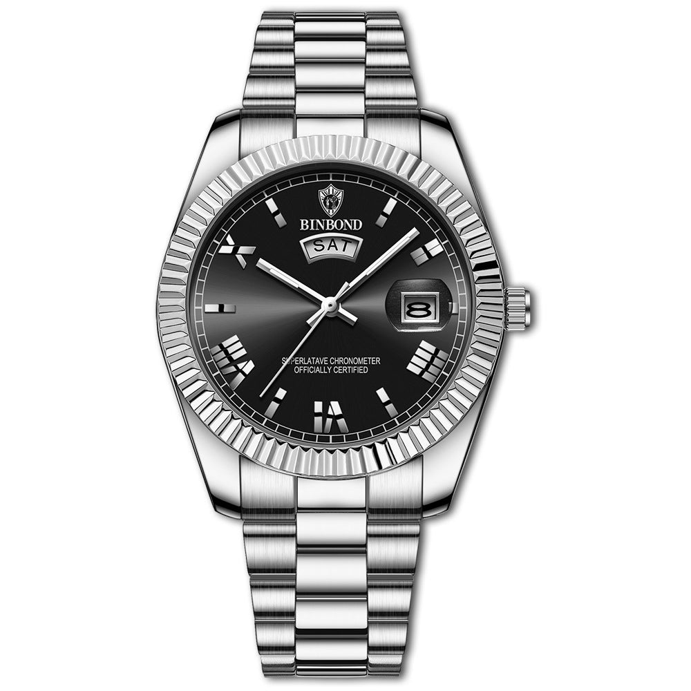 Blue Quartz Watch Couple Business Watch