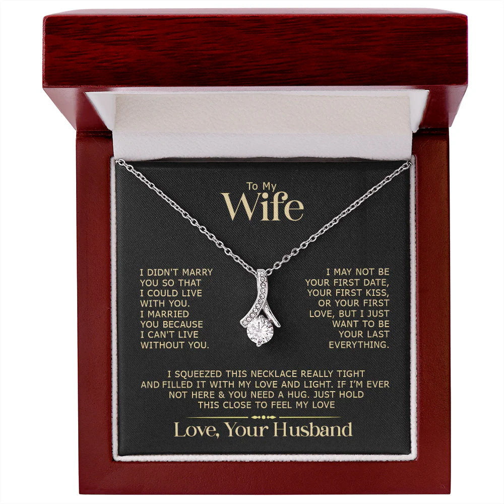 Herringbone Zircon Pendant Necklace