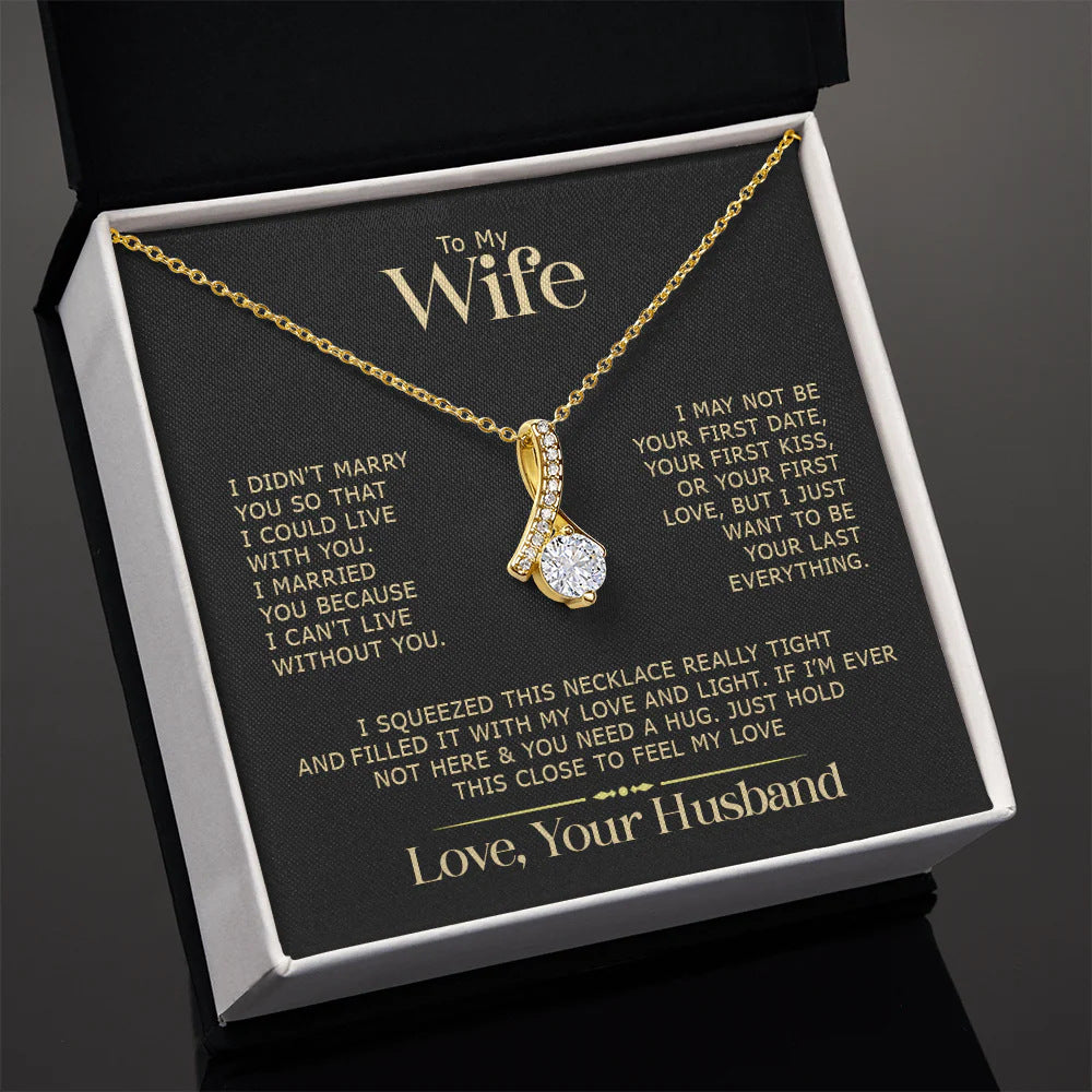 Herringbone Zircon Pendant Necklace