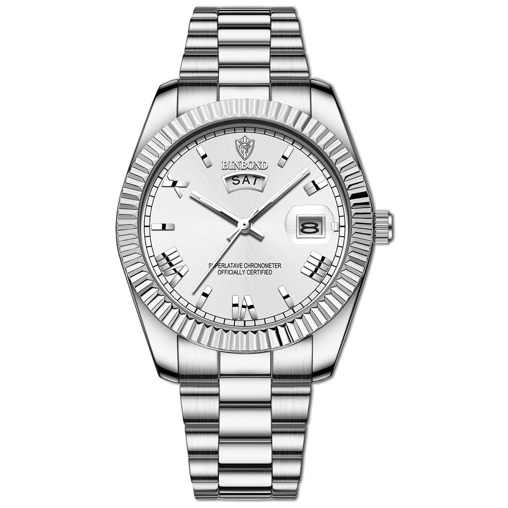 Blue Quartz Watch Couple Business Watch